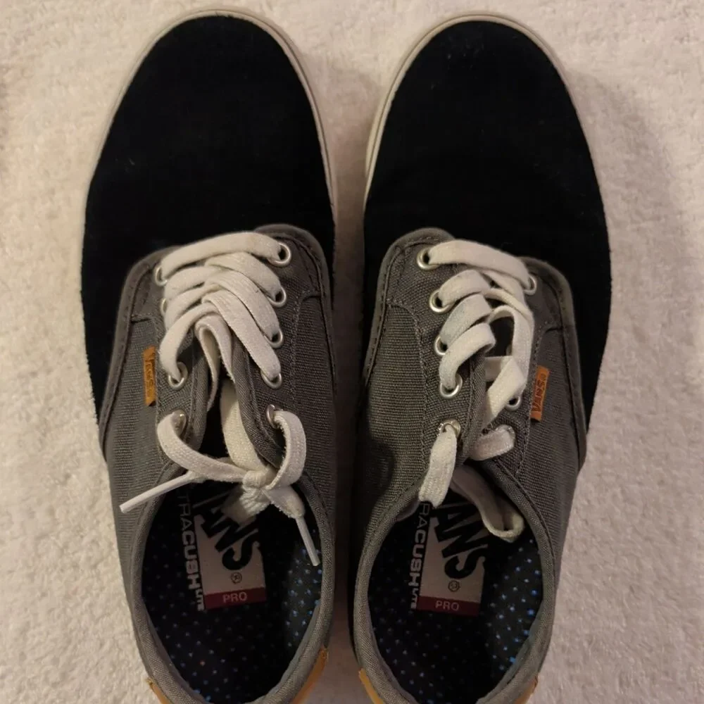 Vans Chima Ferguson Pro  Black Suede Lifestyle Sneakers, Mens 8.5